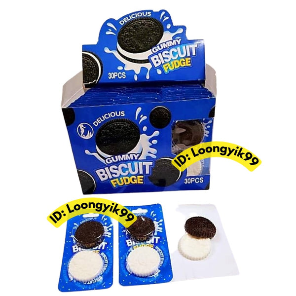 OREO GUMMY FUDGE BISCUIT CANDY 30PCS