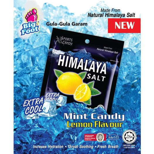 HIMALAYA SALT MINT CANDY 15G X 12PKT HALAL FRESH BREATH LEMON FLAVOUR EXTRA COOL