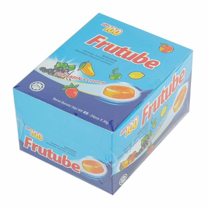 LOT100 FRUTUBE ASSORTED FLAVOUR GUMMY 35G X 24PCS