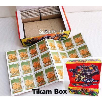 BIRTHDAY PARTY GAME CARD TIKAM KAD 400PCS