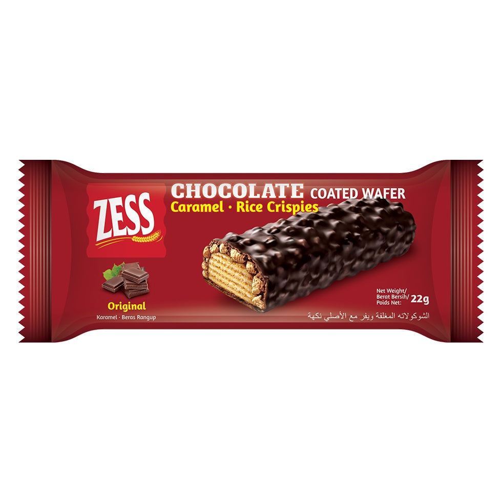 Zess Chocolate / Orange / Peanut Coated Wafer 24pack