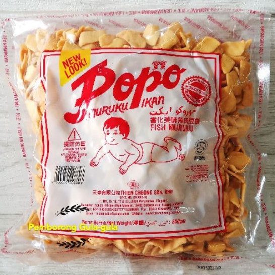 POPO MURUKU IKAN FISH BISCUIT 800G HALAL 宝宝鱼肉饼 ORIGINAL