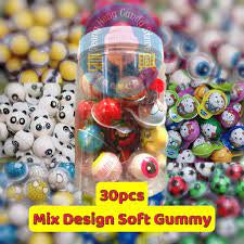 1BALANG LY / DEER DADA / SANWA 30PCS SOFT CANDY  (HARGA BORONG) FILLED JAM HALAL