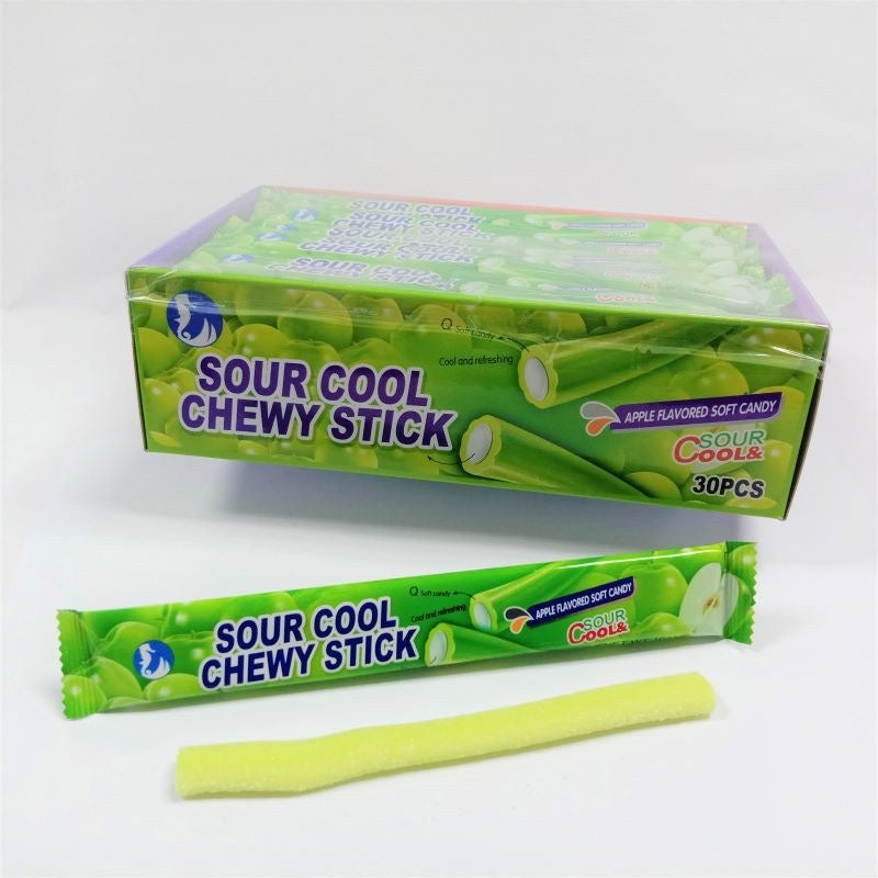 *NEW* BATANG KALI SOUR CHEWY STICK HALAL 1BOX = 30PCS Apple / Blueberry / Strawberry / Grape LOONGYIK99