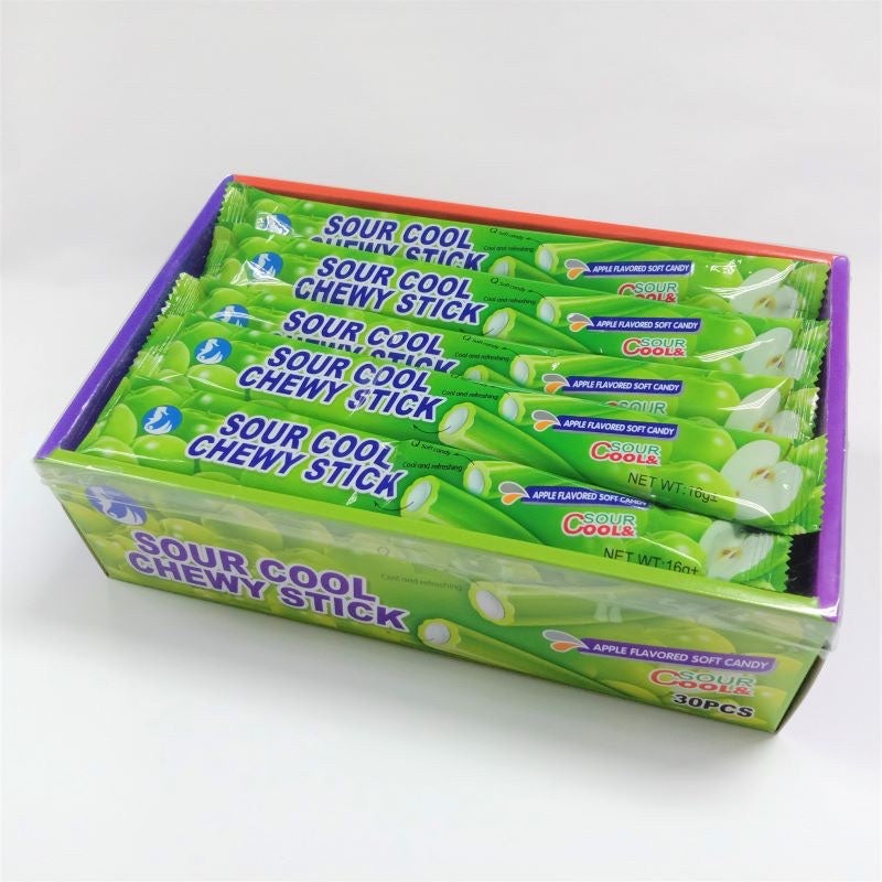 *NEW* BATANG KALI SOUR CHEWY STICK HALAL 1BOX = 30PCS Apple / Blueberry / Strawberry / Grape LOONGYIK99