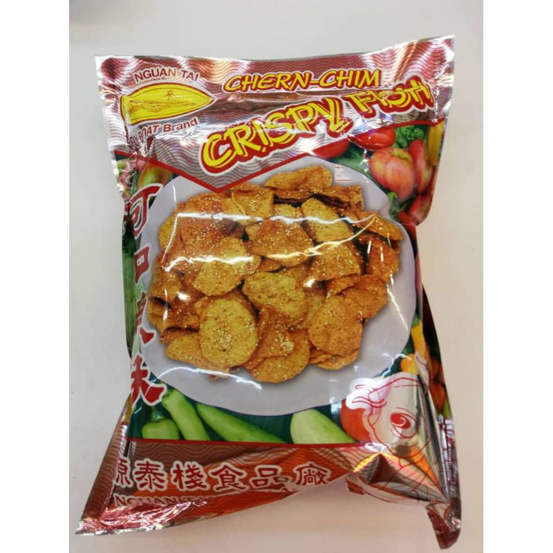 Halal Boat Brand 300g Crispy Fish Dry Satay / Keropok Satay Ikan 可口沙爹鱼酥