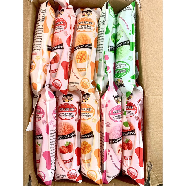 *HALAL* Seahorse 40Pcs Jelly Snow And Ice Popsicle Apple / Strawberry / Peach / Mango Flavor (±90g x 40Pcs) loongyik99