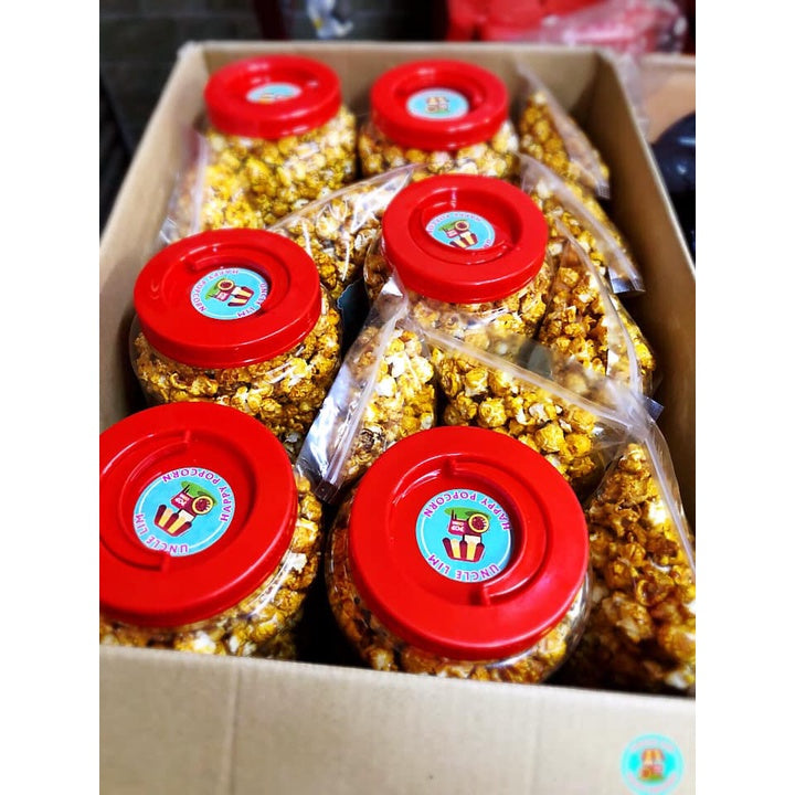 [100% Fresh Made] Uncle Lim Caramel Popcorn [Fresh Crunchy]  Homemade 100% Muslim Friendly 爆米花 (JUMBO SIZE) LOONGYIK99