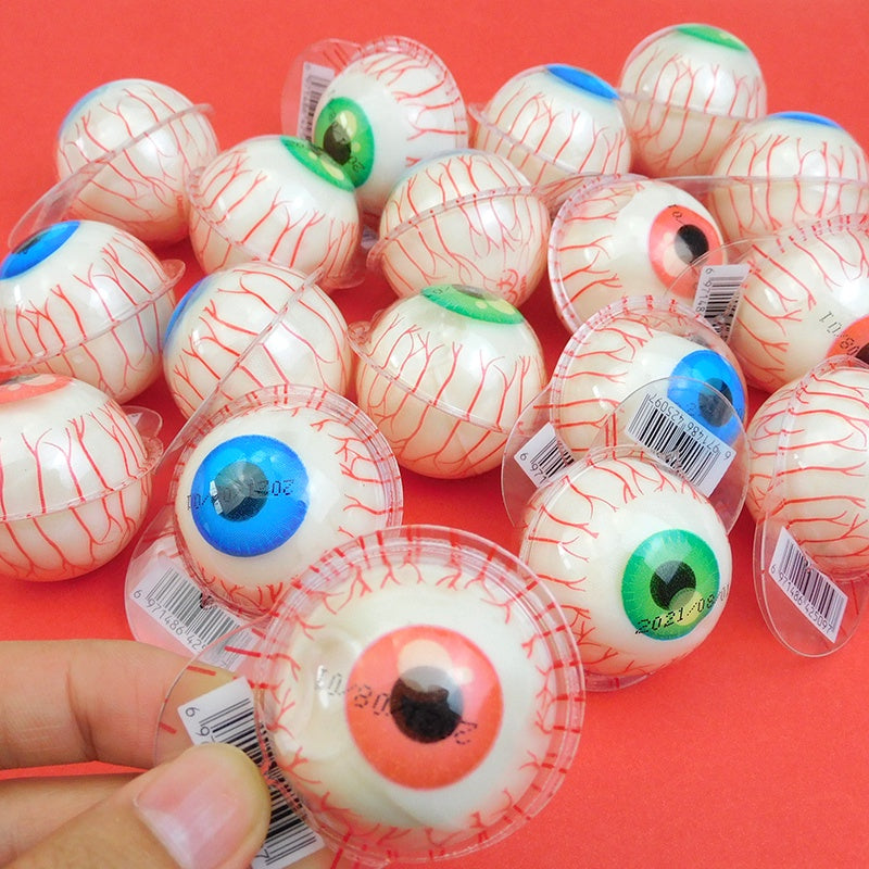 🔥20PCS🔥 SIZE BESAR Halal Mix Planet Gummy Jelly Ball Soft Candy Sour Gula Gula Viral Earth Strawberry Eyeball Squid Game