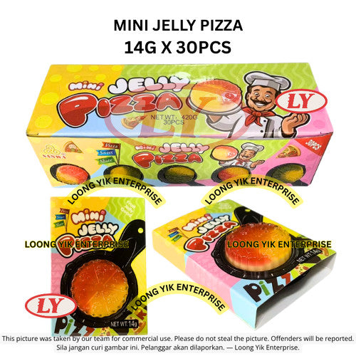 MINI JELLY PIZZA 14G X 30PCS