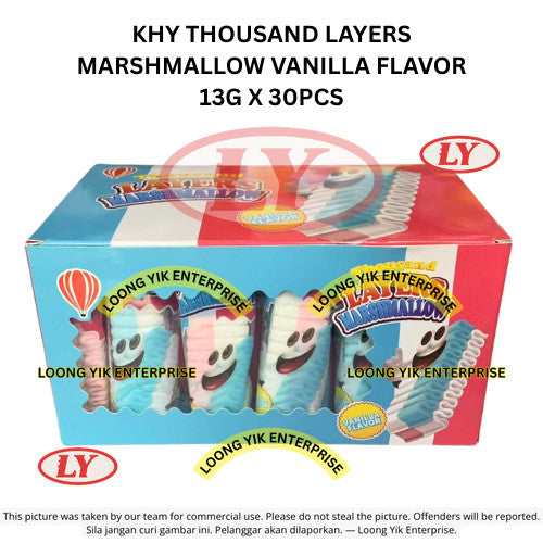 KHY THOUSAND LAYERS MARSHMALLOW VANILLA FLAVOR 13G X 30PCS