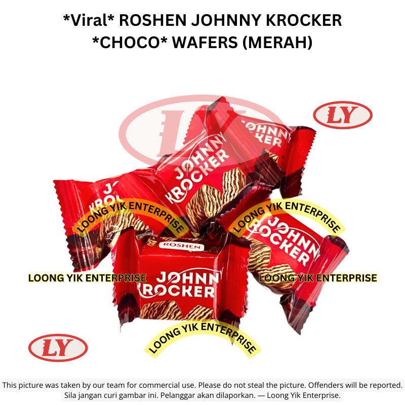 *Viral* ROSHEN JOHNNY KROCKER *CHOCO*(Merah)/*Milk*(UNGGU) WAFERS 1KG