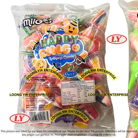 *Halal* EUROCAN MIIGO HAPPY RONG / ICE CREAM CUP LOLLIPOP CANDY 12G X 36PCS Loongyik99