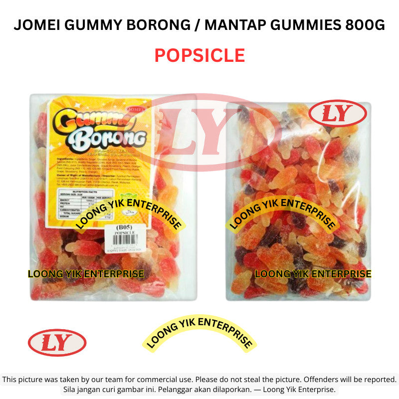 *Halal* Jomei Gummy Borong Candy 800G Gula-gula Lembut Timbang Loongyik99