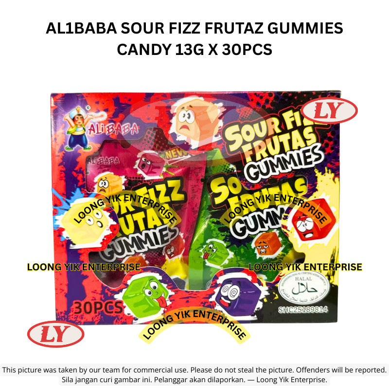 *Halal* AL1BABA Dinosaur Lollipop + Popping Candy 8g x 30pcs Gula-gula Lollipop & Popping Loongyik99