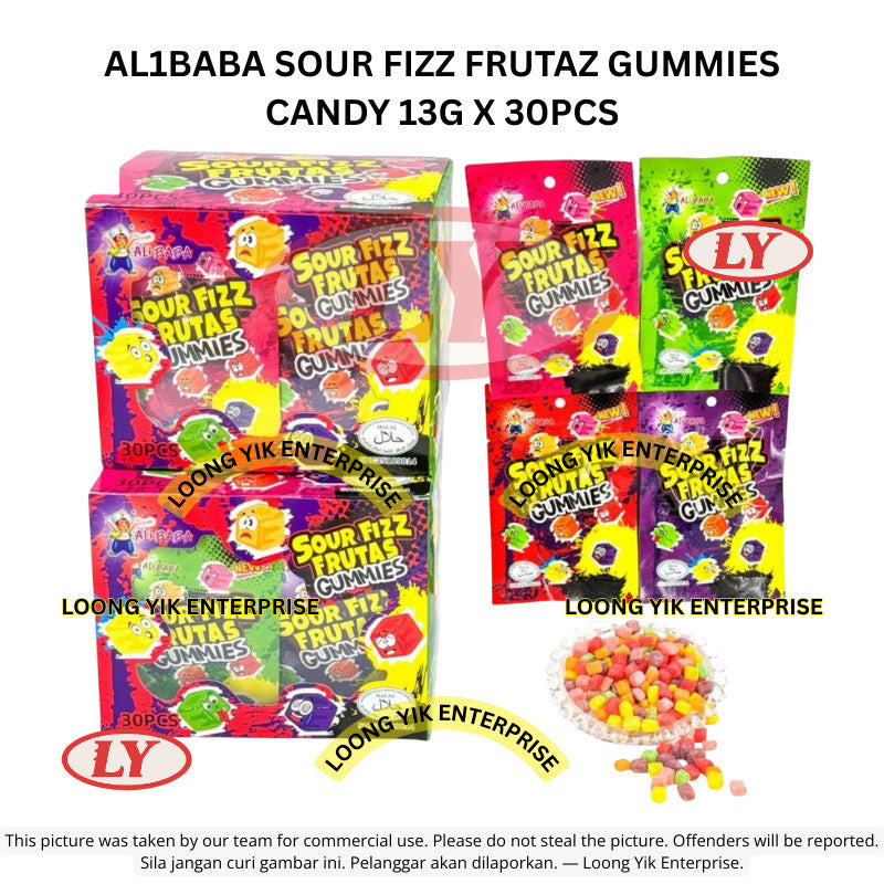 *Halal* AL1BABA Dinosaur Lollipop + Popping Candy 8g x 30pcs Gula-gula Lollipop & Popping Loongyik99