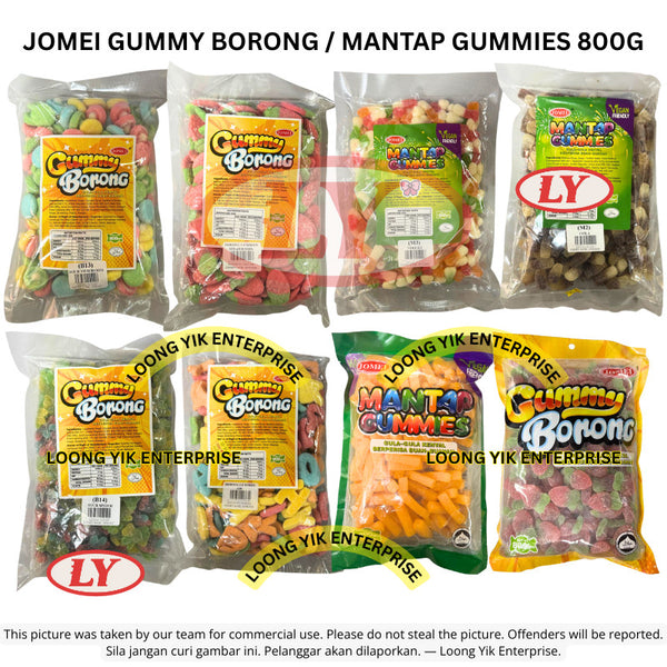 *Halal* Jomei Gummy Borong Candy 800G Gula-gula Lembut Timbang Loongyik99