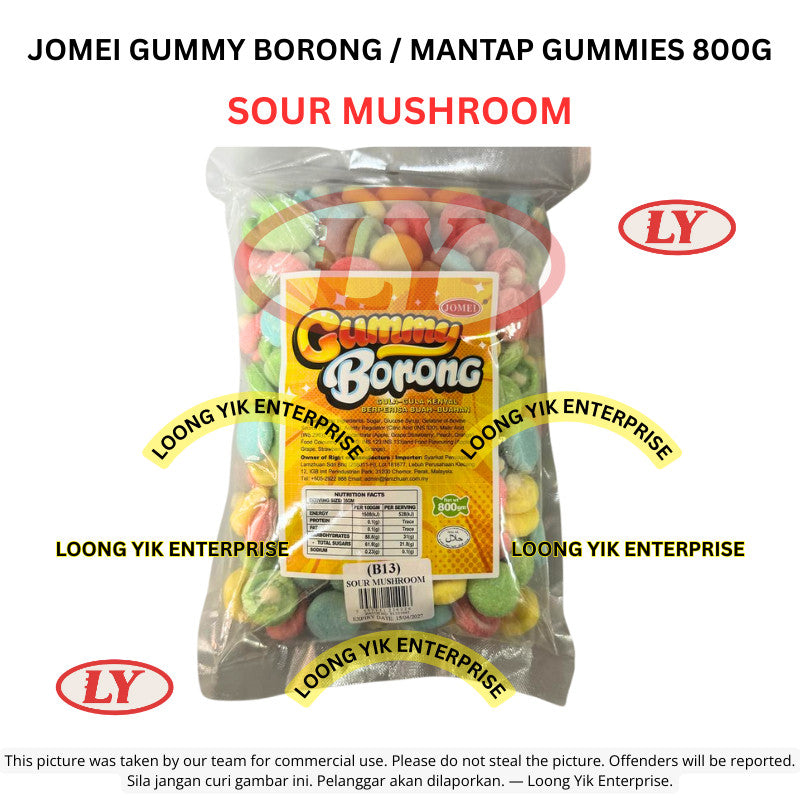 *Halal* Jomei Gummy Borong Candy 800G Gula-gula Lembut Timbang Loongyik99