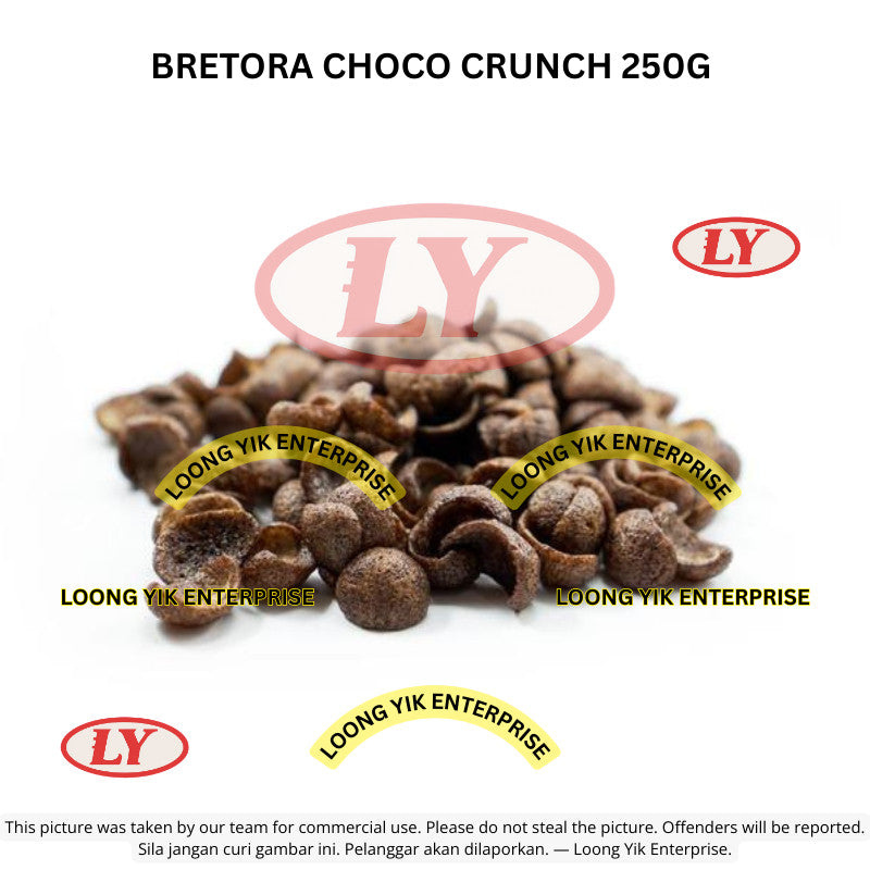 *Halal* Bretora Choco Crunch 250g Snek Bijirin Coklat Rangup Loongyik99