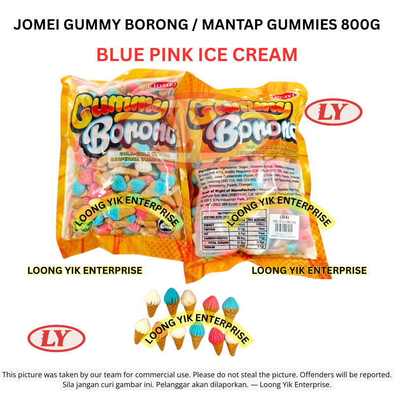 *Halal* Jomei Gummy Borong Candy 800G Gula-gula Lembut Timbang Loongyik99