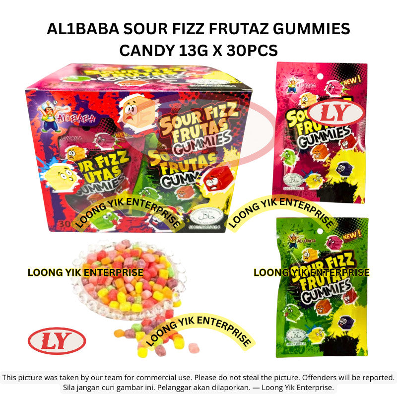 *Halal* AL1BABA Dinosaur Lollipop + Popping Candy 8g x 30pcs Gula-gula Lollipop & Popping Loongyik99