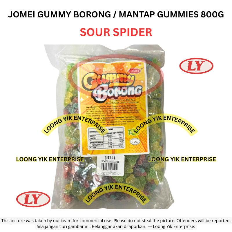 *Halal* Jomei Gummy Borong Candy 800G Gula-gula Lembut Timbang Loongyik99