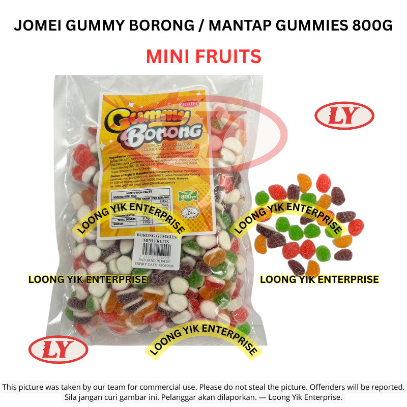 *Halal* Jomei Gummy Borong Candy 800G Gula-gula Lembut Timbang Loongyik99
