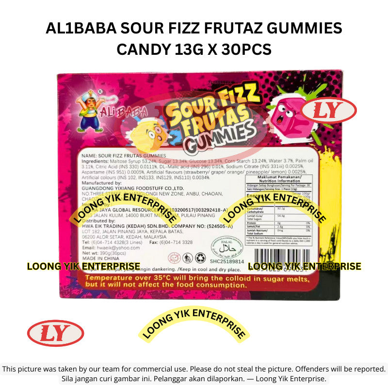 *Halal* AL1BABA Dinosaur Lollipop + Popping Candy 8g x 30pcs Gula-gula Lollipop & Popping Loongyik99