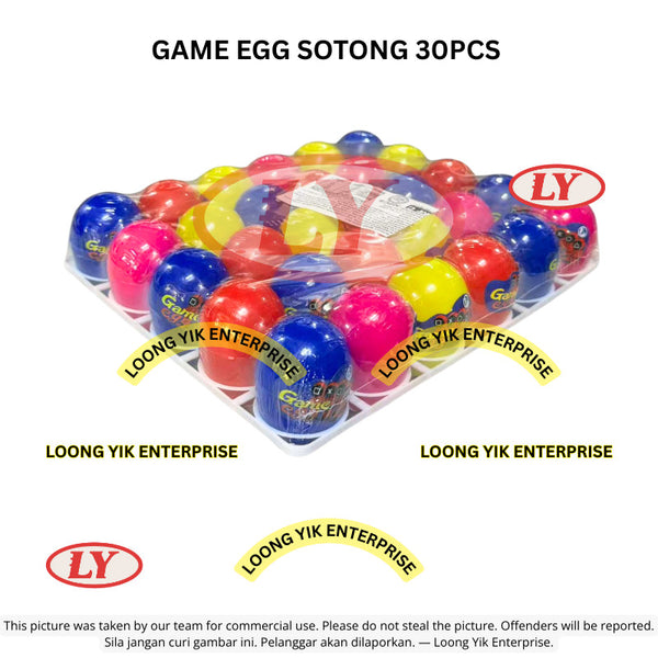 *Halal* Game Egg Sotong 30pcs Mainan Telur Kejutan Kanak-kanak / Goodie Bag / Party Loongyik99