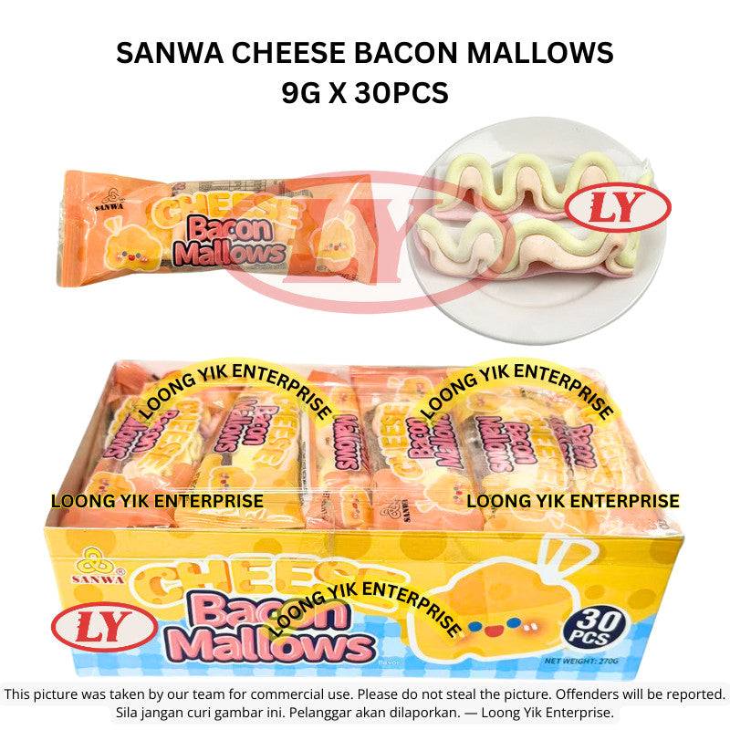 *Halal* SANWA Cheese Bacon Mallows (9g x 30pcs) Loongyik99