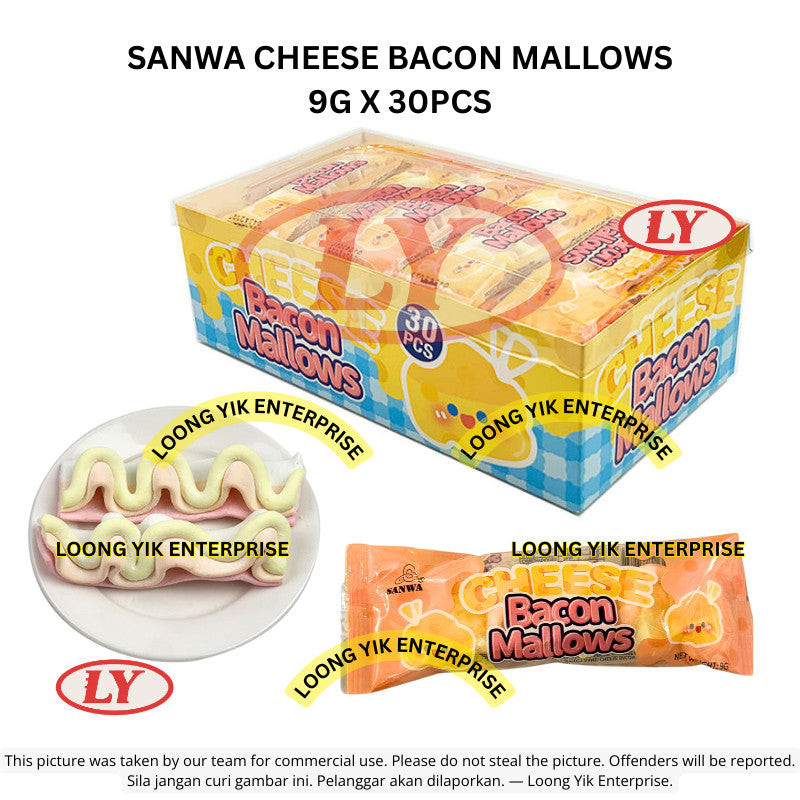 *Halal* SANWA Cheese Bacon Mallows (9g x 30pcs) Loongyik99