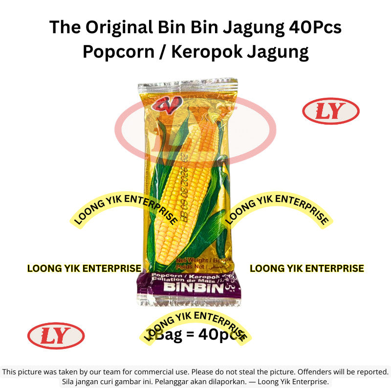 *Halal* CV The Original Bin Bin Jagung Corn Keropok Jagung 40pcs