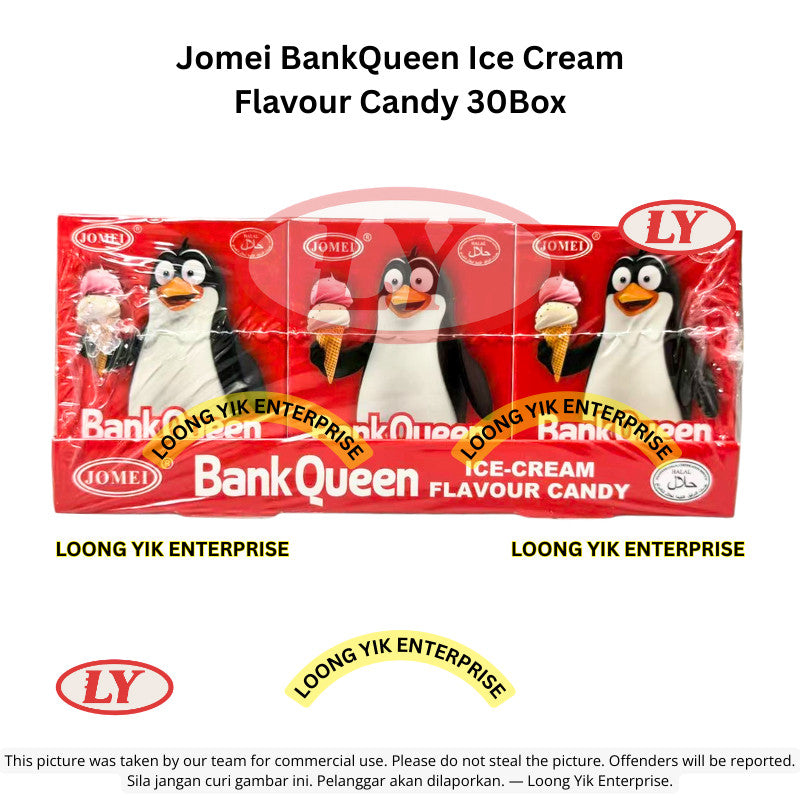 *Halal* Jomei BankQueen Ice Cream Flavour Candy 30box Loongyik99