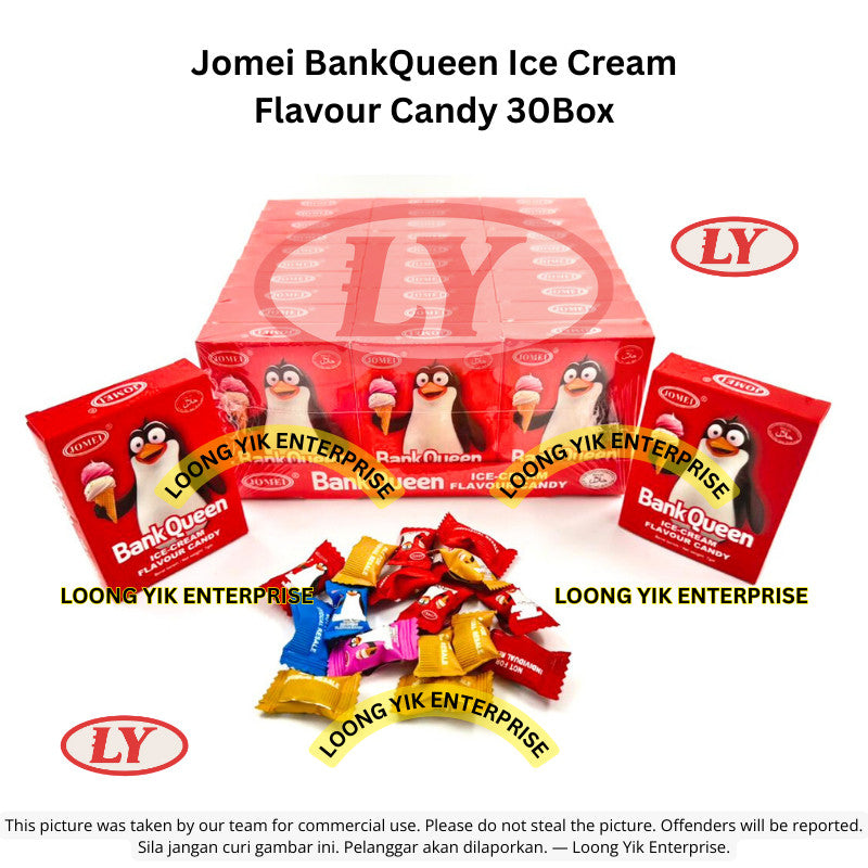*Halal* Jomei BankQueen Ice Cream Flavour Candy 30box Loongyik99