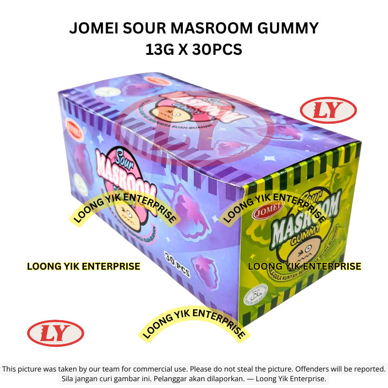 *Halal* JOMEI Sour Mushroom Gummy (13g x 30pcs) Loongyik99
