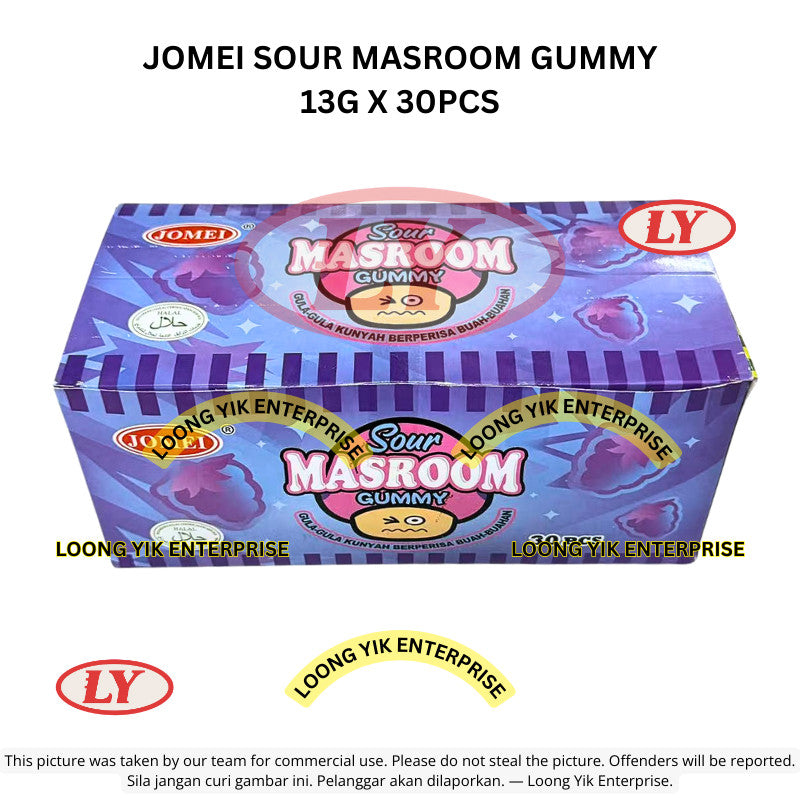 *Halal* JOMEI Sour Mushroom Gummy (13g x 30pcs) Loongyik99