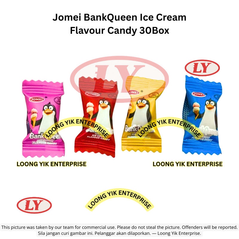 *Halal* Jomei BankQueen Ice Cream Flavour Candy 30box Loongyik99